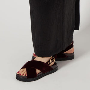 ベルベットクロス サンダル20