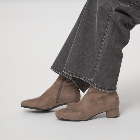 ラウンド ショートブーツ 撥水