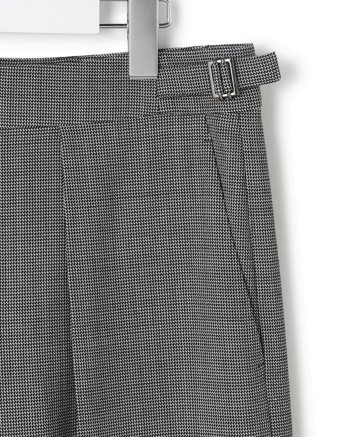 ウール2WAYストレッチ ワイドパンツ