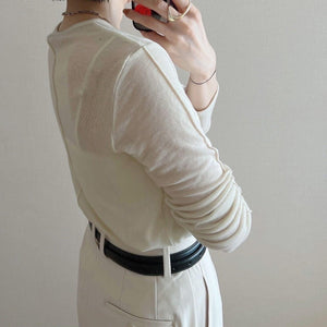 シースルーカットソー