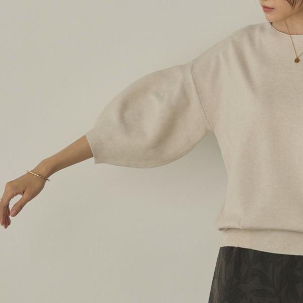 前後2way7部丈ニットプルオーバー