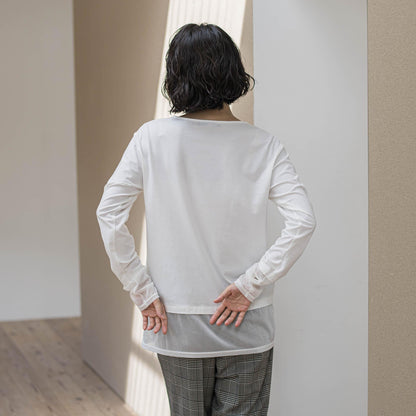 【WEB限定】”重ねるだけで格上げ”レイヤードインナー