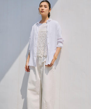 LIGHT DENIM バレルワイド パンツ