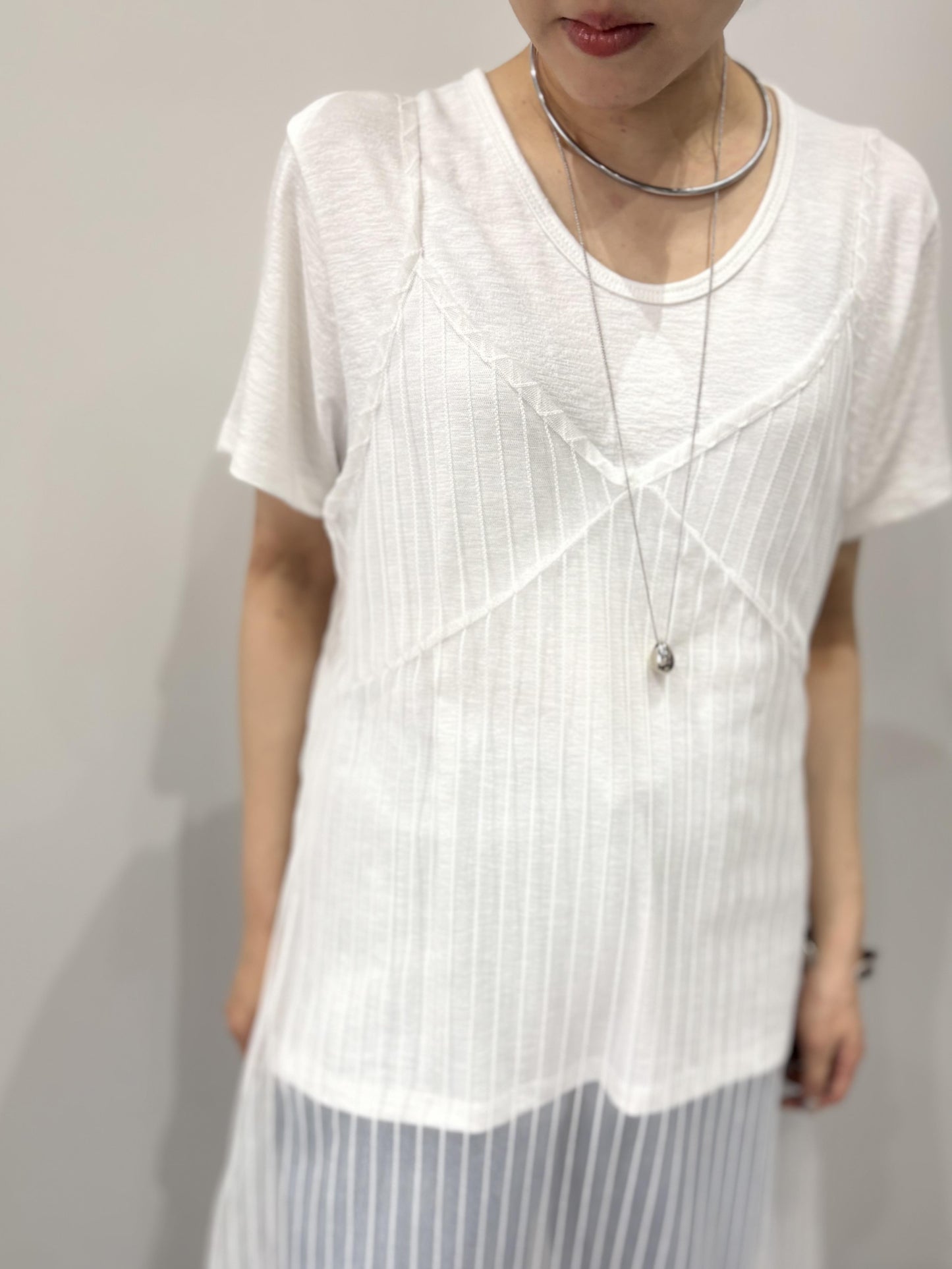 メッシュラインワンピース