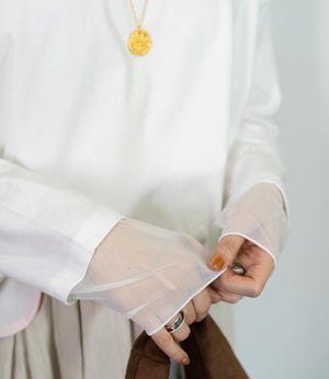 ポイントカラーロングTシャツ