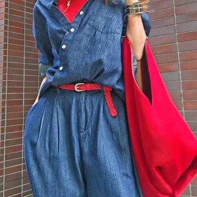 レザーメッシュベルト