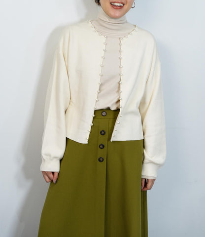 パールニットカーディガン