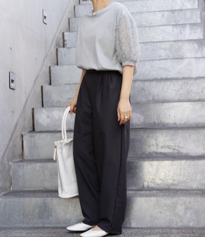 シアーフリンジドッキングカットソー