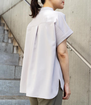 きれいめフラップサファリブラウス