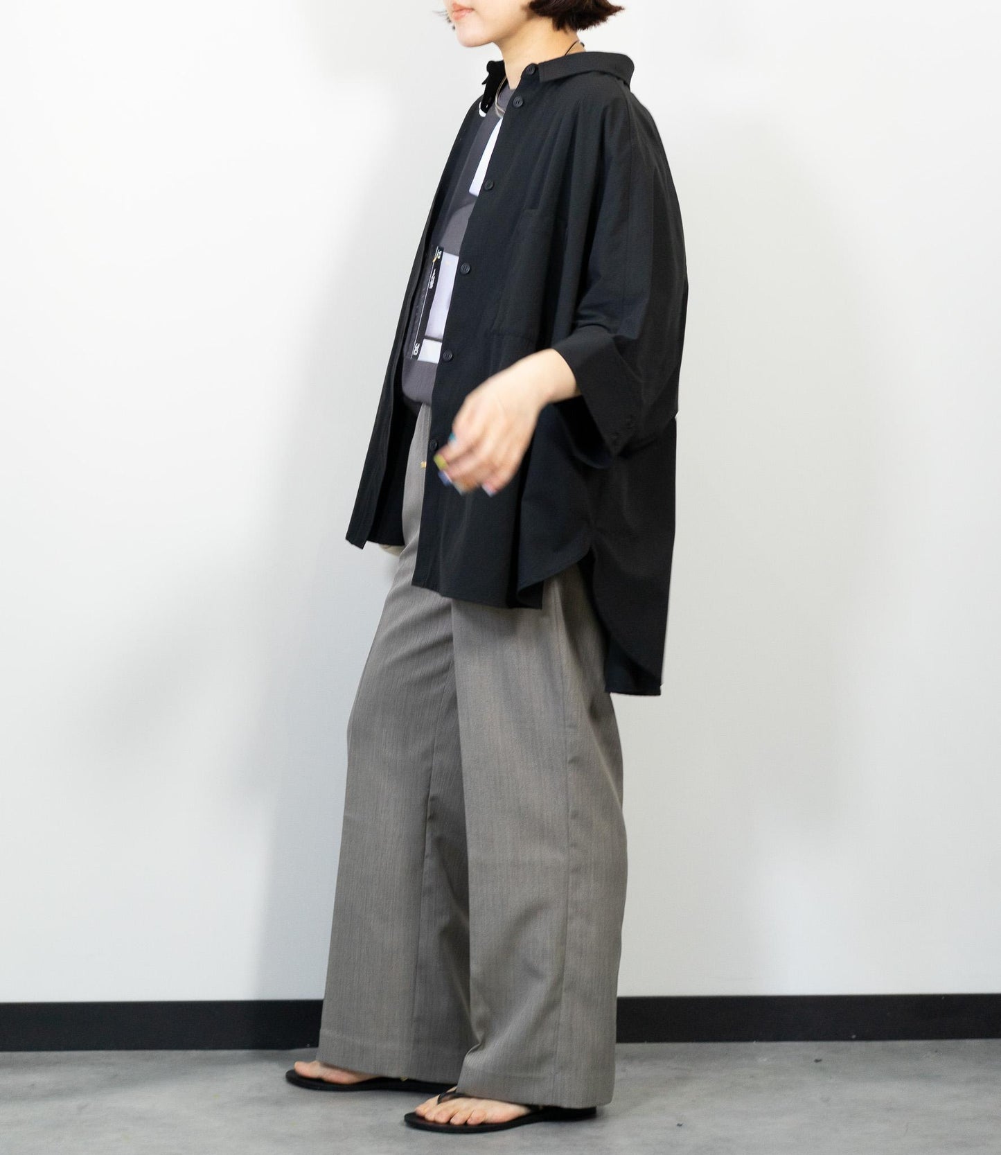 【UVカット・接触冷感】オーバーサイズシャツ