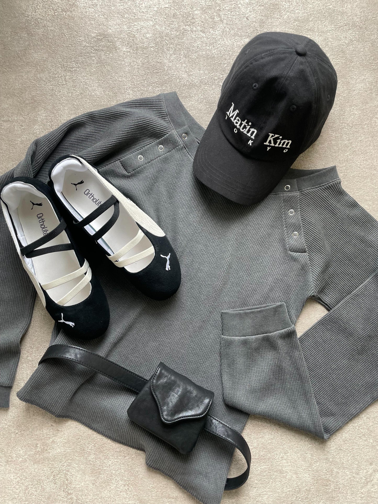 ビッグワッフルTシャツ