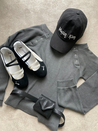 ビッグワッフルTシャツ