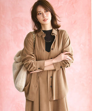 スエーディーサテン シャツ