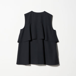 シアー バックフレア ベスト ‐ウォッシャブル‐