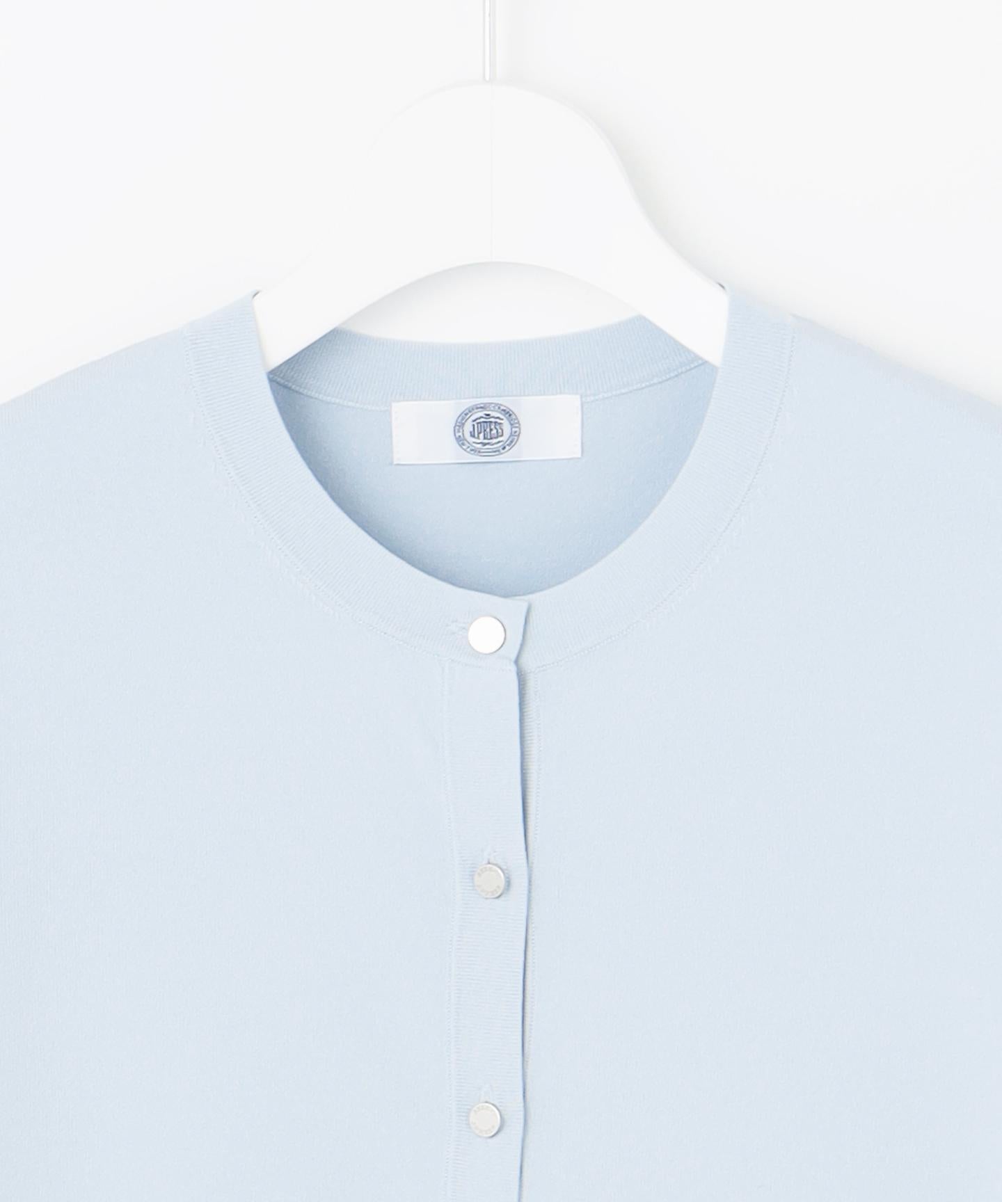 RAYON ELITE STRETCH クルーネック カーディガン