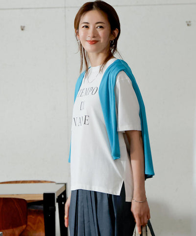 MVSコットン  ロゴTシャツ