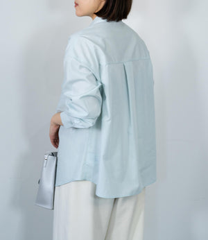 レイヤードライクダブルフリルシャツ