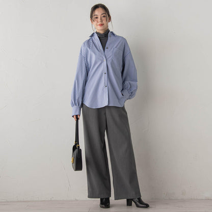 ウォッシャブルベア天竺カットソー≪洗濯機で洗える≫