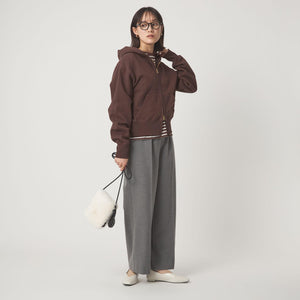 ダブルジップ フーディー