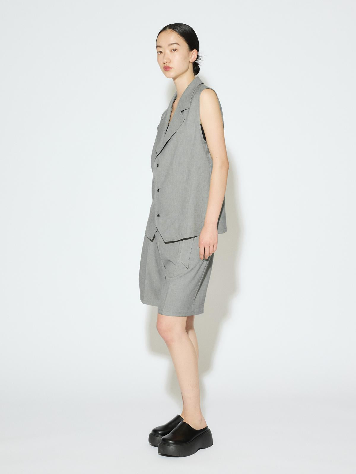 MIDIUMISOLID for Ladies テーラードジレ