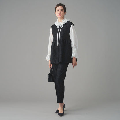 GISHA 2トーン ジャガード ベスト