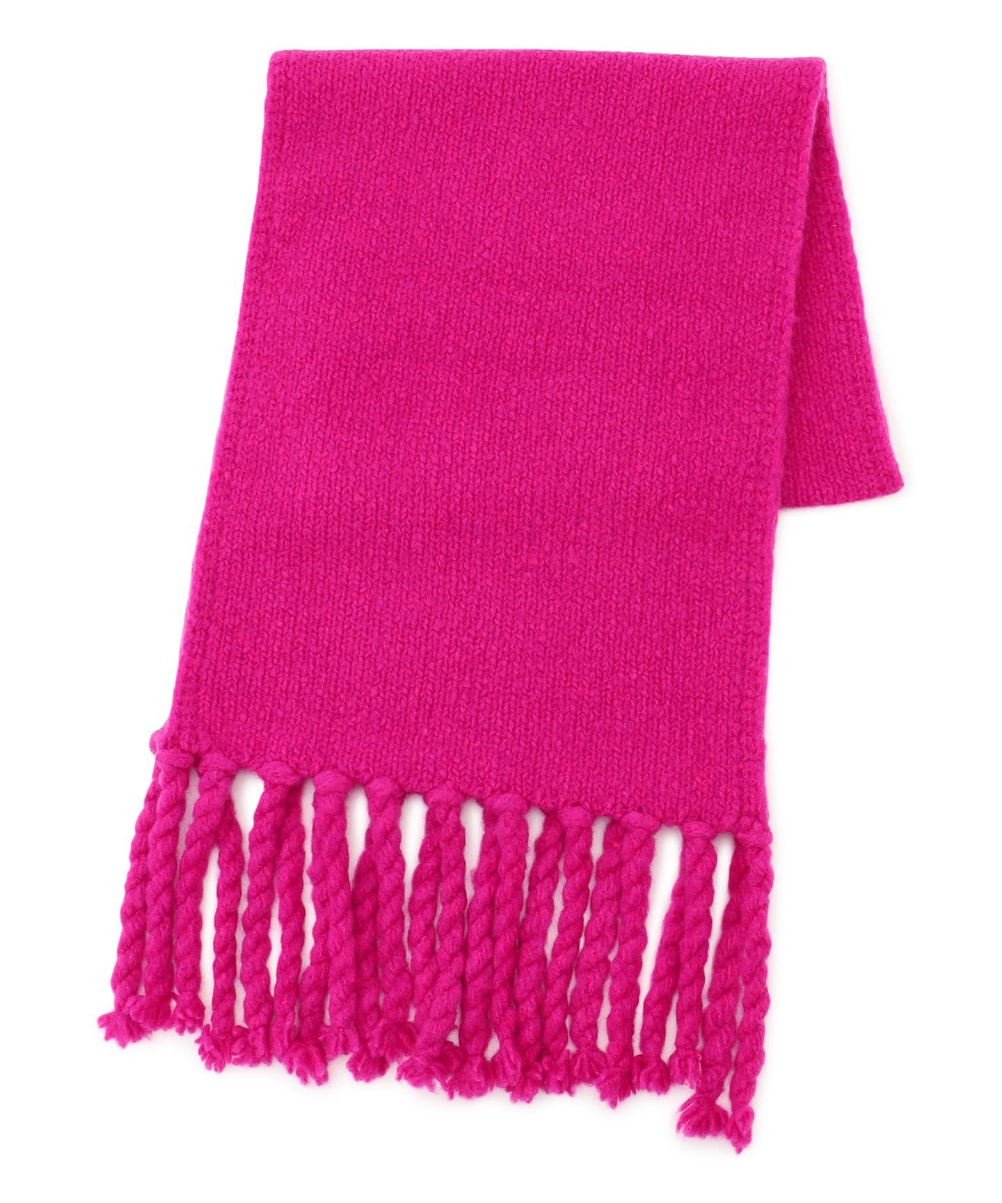 ブラッシュドエアーウール ニット マフラー