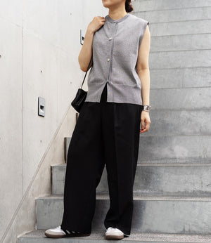 リネンライクシャイニータックパンツ