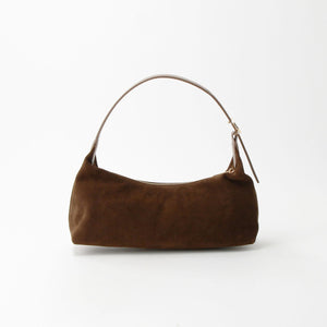 スエード スクエア ショルダーバッグ