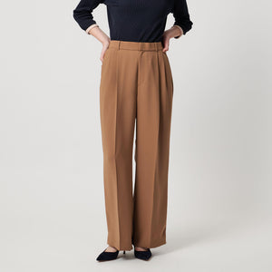 2タック ワイドパンツ‐UVカット 接触冷感 吸水速乾 帯電防止 ウォッシャブル‐