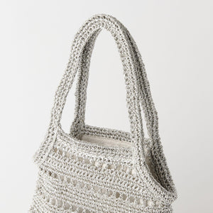 メタリックコード ミニ トートバッグ