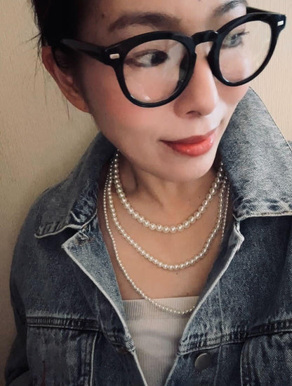 3連パールネックレス