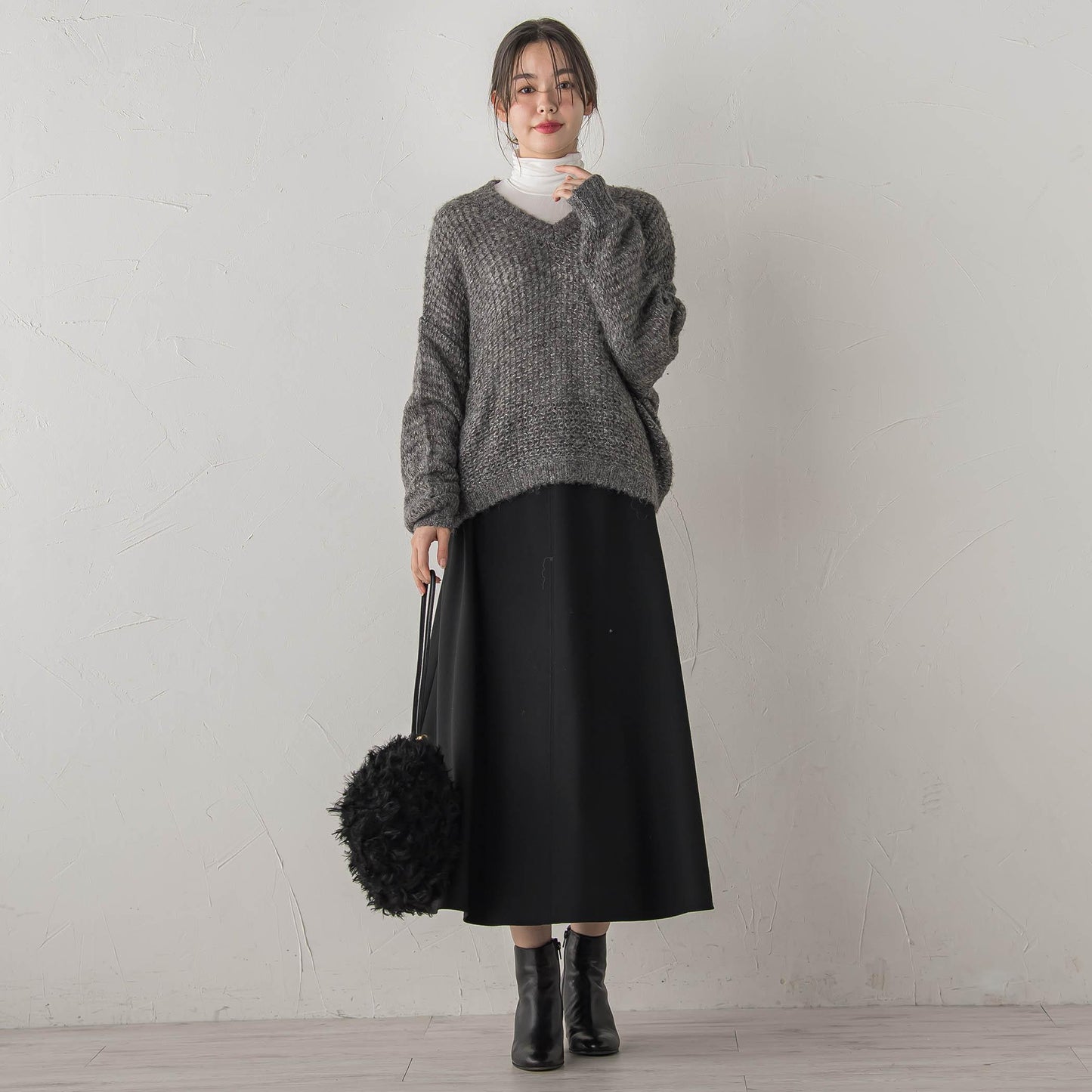 ウォッシャブルベア天竺カットソー≪洗濯機で洗える≫