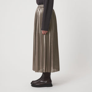 ハクプリント プリーツ スカート