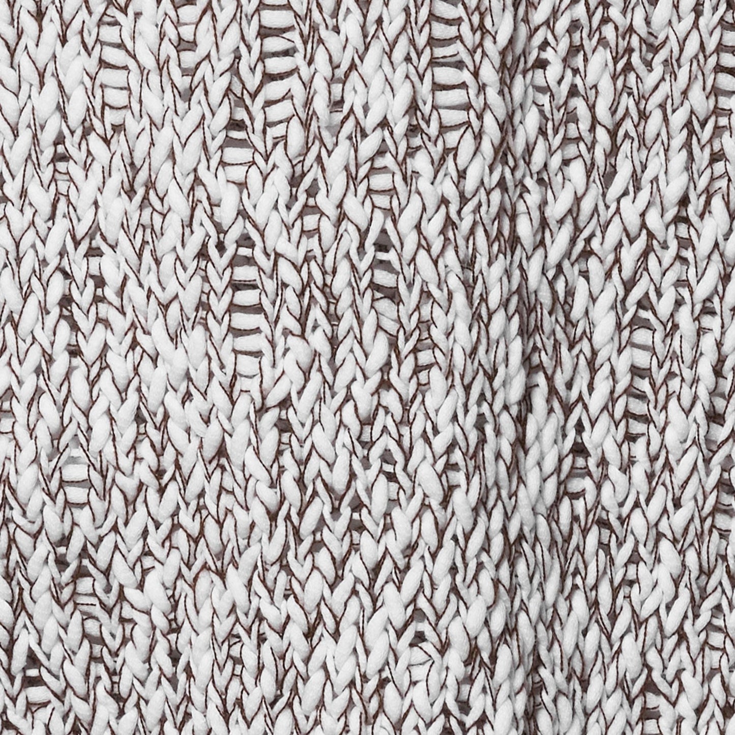 カラーミックス クルーネックニット