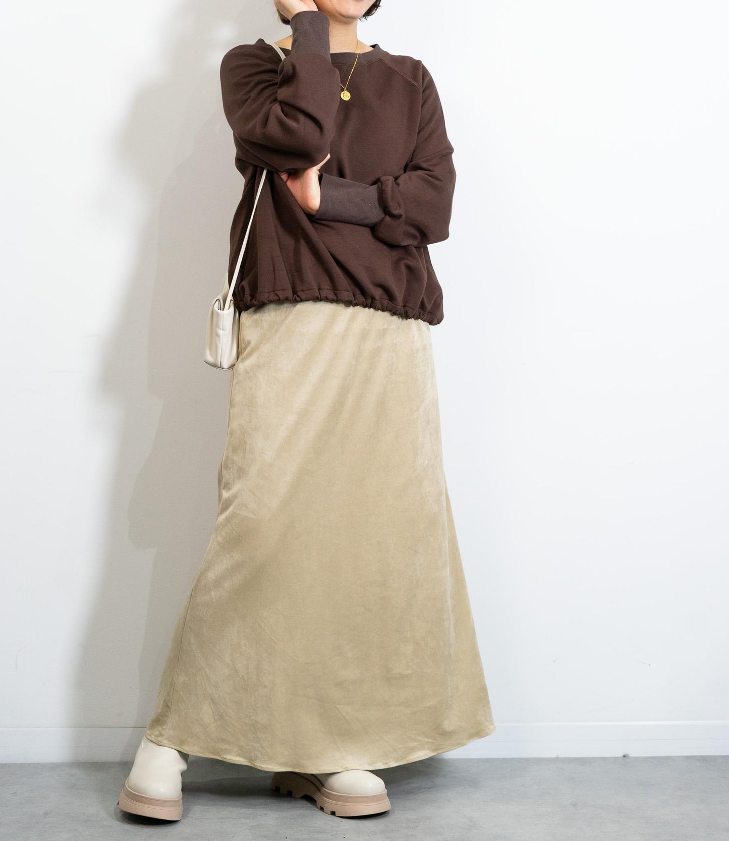 裏起毛ドロストスウェット