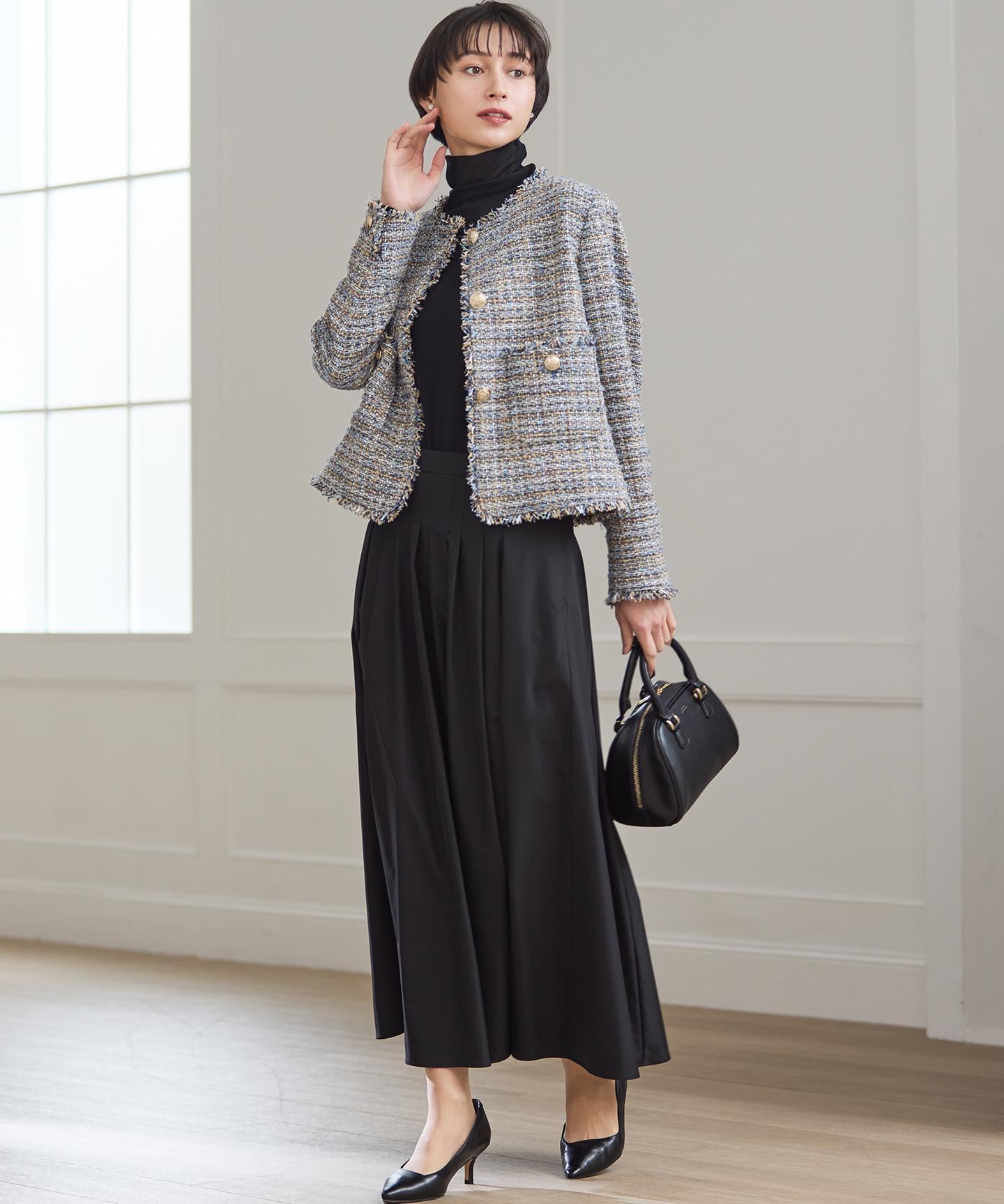 ブライトタフタ タック スカート