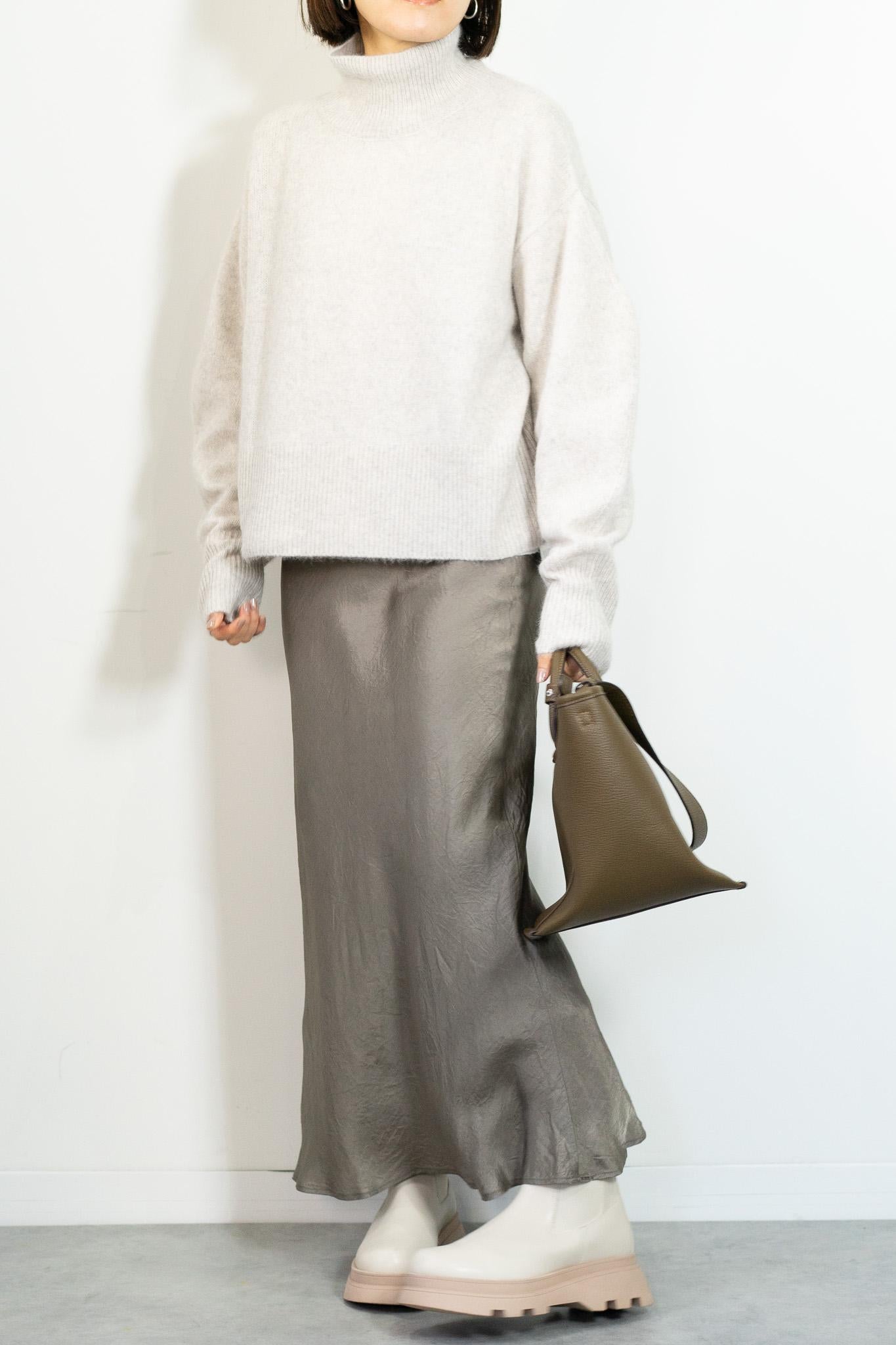 FOX混ボリュームスリーブニット