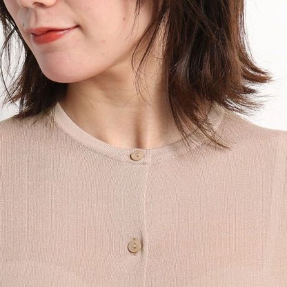 クルーネックカーディガン