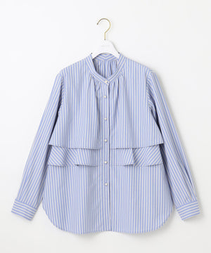 ラッフルレイヤード ブラウス