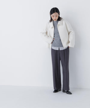 ＜朝比奈 彩さんコラボ＞ステンカラージップブルゾン