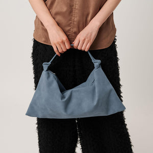 スエードライク スクエア ショルダーバッグ