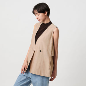 シアー バックフレア ベスト ‐ウォッシャブル‐