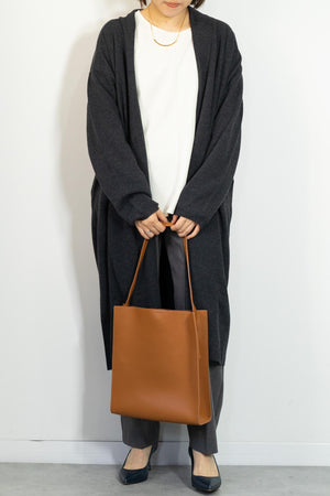 着流しニットコーディガン