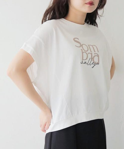 メタリックドルマンカットソー