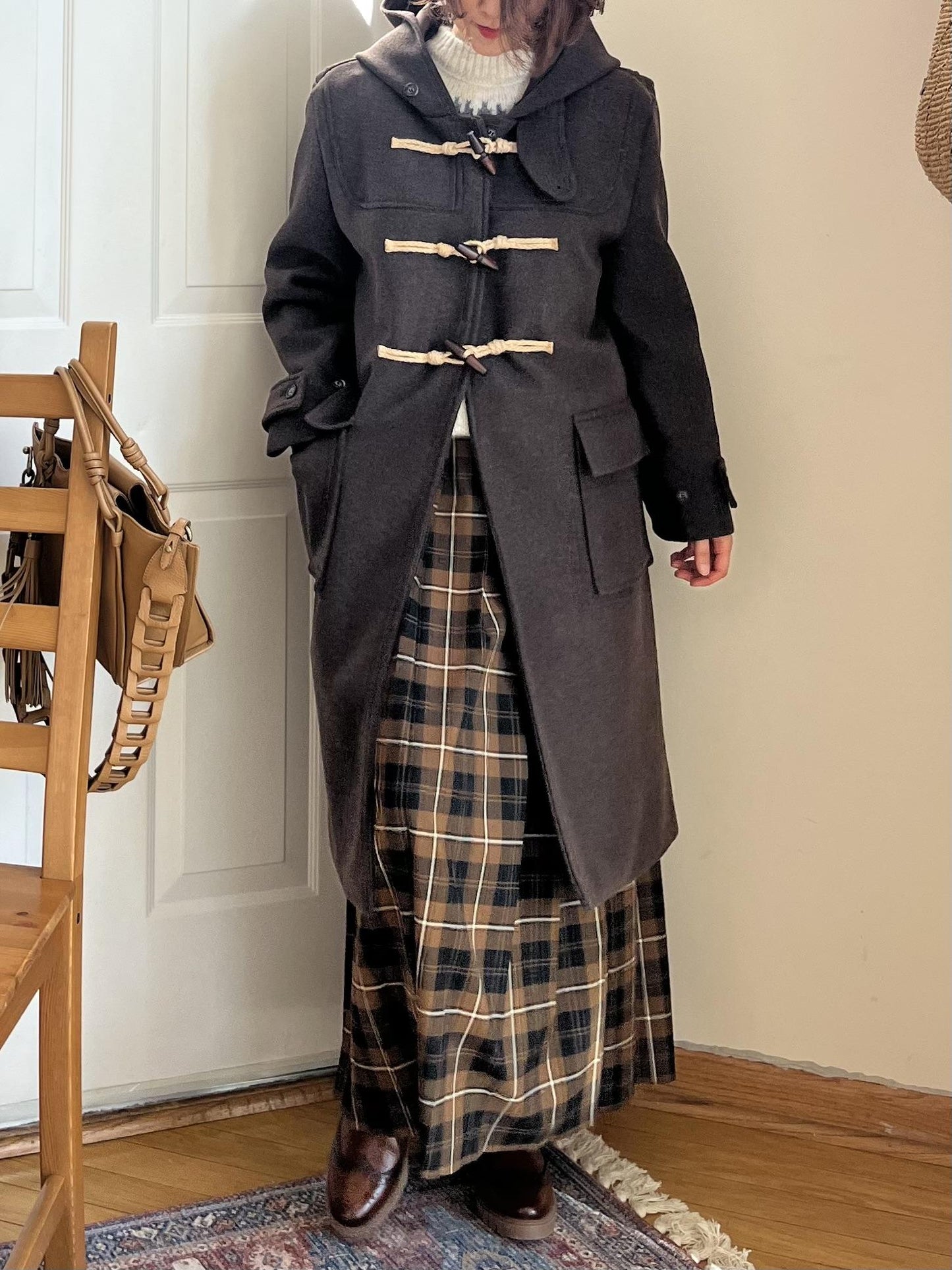 BROWNダッフルコート