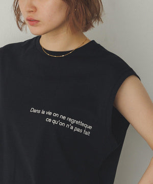 コンパクトロゴタンクトップ