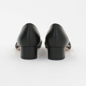 オープンアーチリボン パンプス35↑