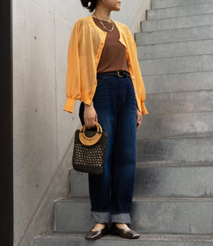 2wayドルマンシアーニットカーディガン