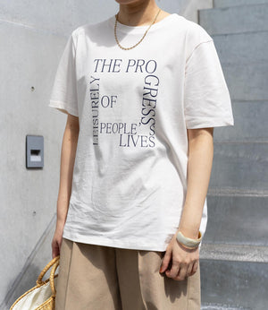 キューブレタリングTシャツ