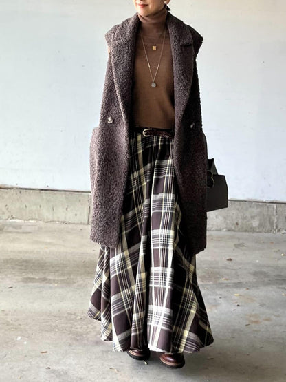 レザーメッシュベルト（茶.黒）